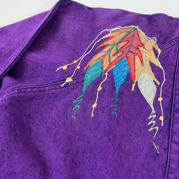 Sundance Purple Embroidered Jacket - Picture 3 of 8